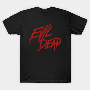 Evil dead horror lettering T-Shirt